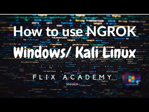 How to use Ngrok  | Sinhala | Windows / Kali Linux