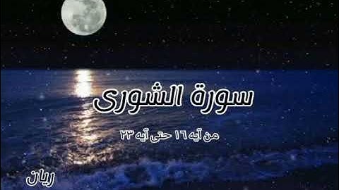 { اللَّهُ لَطِيفٌ بِعِبَادِهِ } تلاوة ما تيسر من سورة الشورى