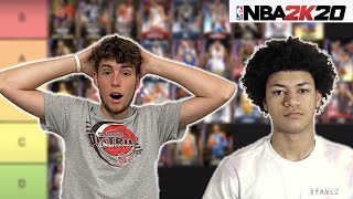 REACTING TO YBC's GALAXY OPAL TIER LIST! RANKING *EVERY* GALAXY OPAL YOU CAN BUY IN NBA 2K20 MYTEAM