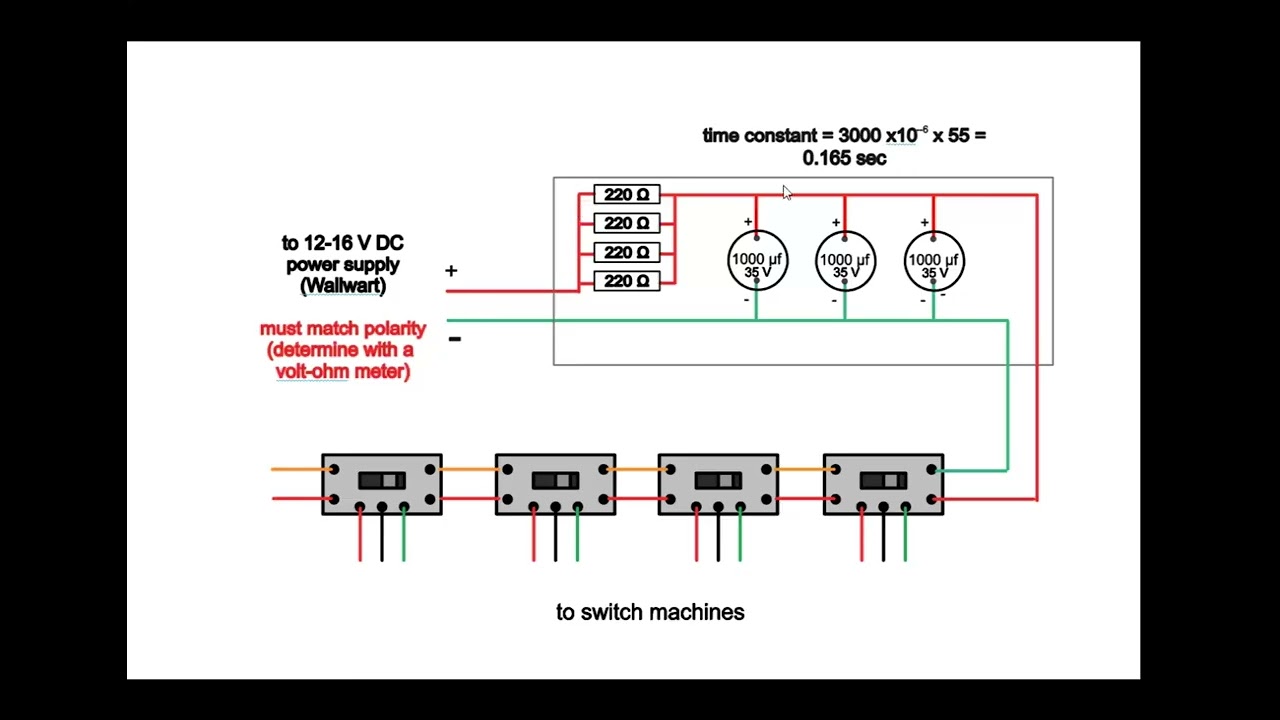 More Information on My Capacitive Discharge Unit for Switches (Turnouts or Points)  Operation