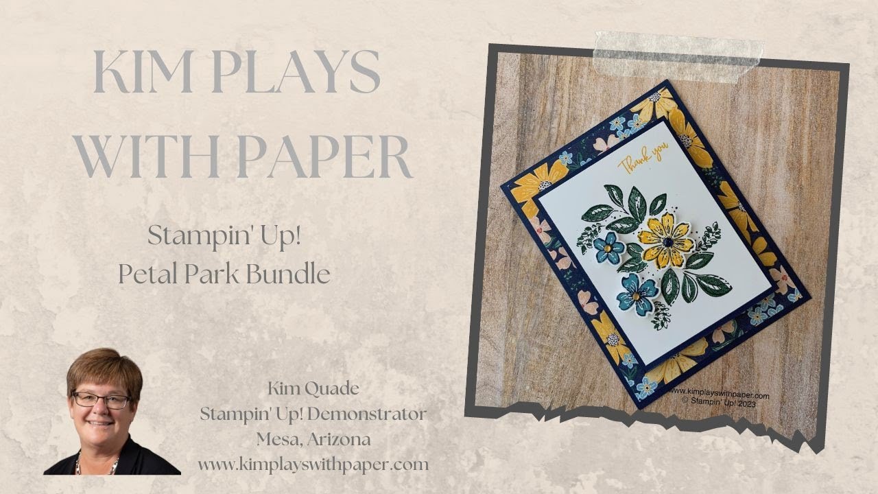 Stampin' Up!'s Petal Park with a Fun Fold