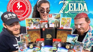 ULTIMATE Tears of the Kingdom Unboxing after waiting at the Nintendo NY store!