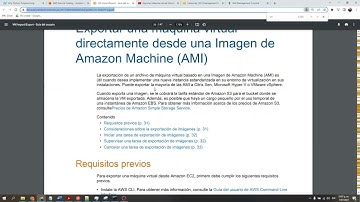 Exportación de una instancia EC2 como una VM con VM Import/Export EN AWS