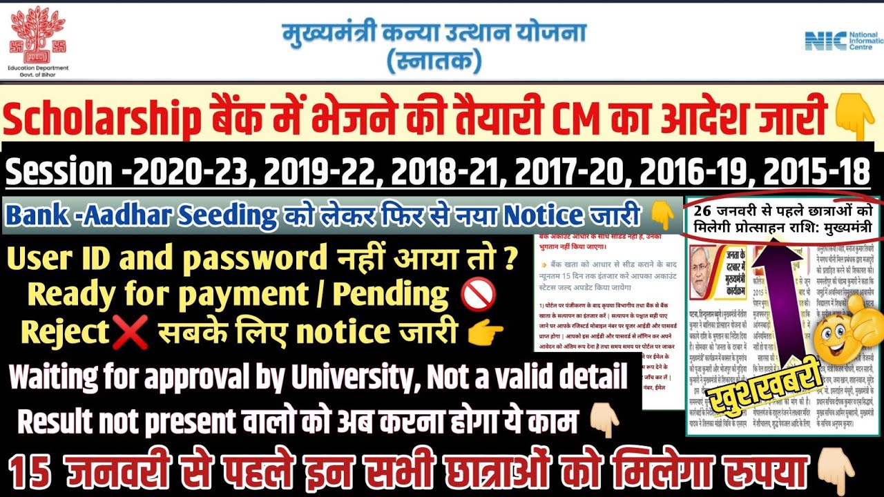 Graduation Scholarship Date Snatak Pass Kanya Utthan Yojana 2023 New graduation-scholarship-date-snatak-pass-kanya-utthan-yojana-2023-new