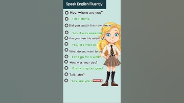 Thumbnail of 🥰How to speak English fluently? Daily use English question answer practice #englishquestioansanswers