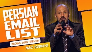 &quot;Persian Email List&quot; | Maz Jobrani - Brown &amp; Friendly