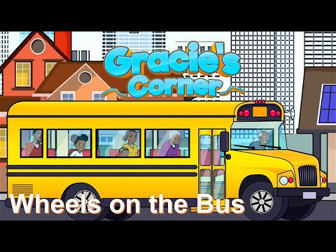 Wheels On The Bus | Gracies Corner | Nursery Rhymes Kids Songs