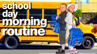 SCHOOL MORNING ROUTINES for Gaby and Alex
