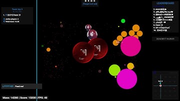 Agario / Legend & Frost / Random Server Takeover #3