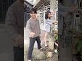 Em gái cố chấp ôm cột điện mãi không chịu buông và cái kết #challenge #funny #shorts #shortvideo