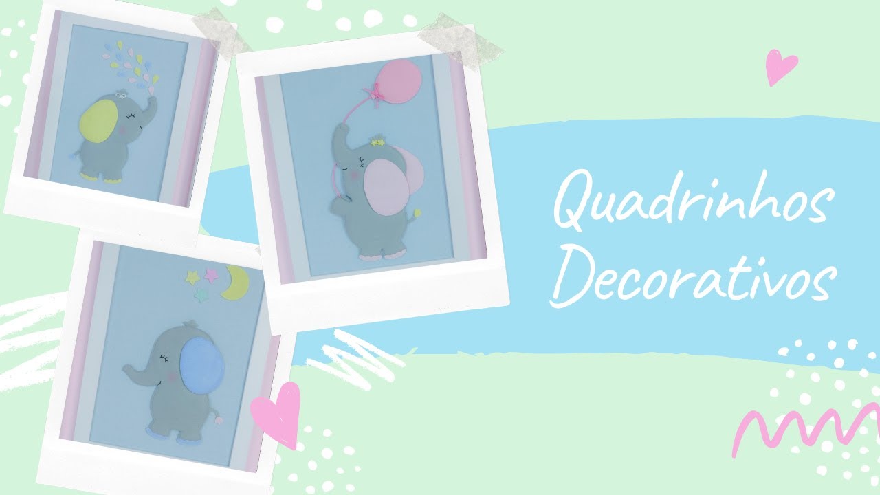Como Fazer Quadrinhos Decorativos em Feltro