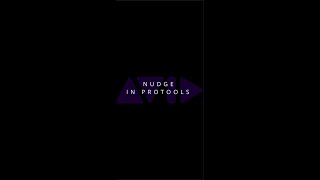 Nudge in Pro Tools: For Sound Editors
