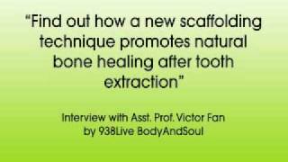 Promotes Natural Bone Healing After Tooth Extraction, Part 02 - 938Live Body and Soul by Bioscaffold 2,262 views 14 years ago 10 minutes, 1 second