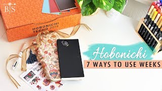 7 WAYS to use HOBONICHI WEEKS in 2019 | Unboxing (sort of😄)