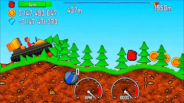 hill climb racing - hovercraft on forest 🌲| android iOS gameplay #801 Mrmai Gaming