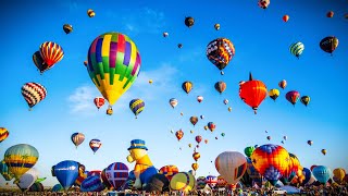 MASS ASCENSION! Mind-Blowing Albuquerque International Balloon Fiesta 4k Flight & Timelapses
