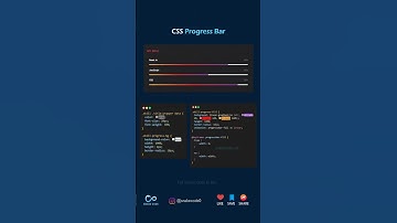 Responsive Progress Bar Using #html and #css #ProgressBar #webdev #coding #frontend #js #csstips