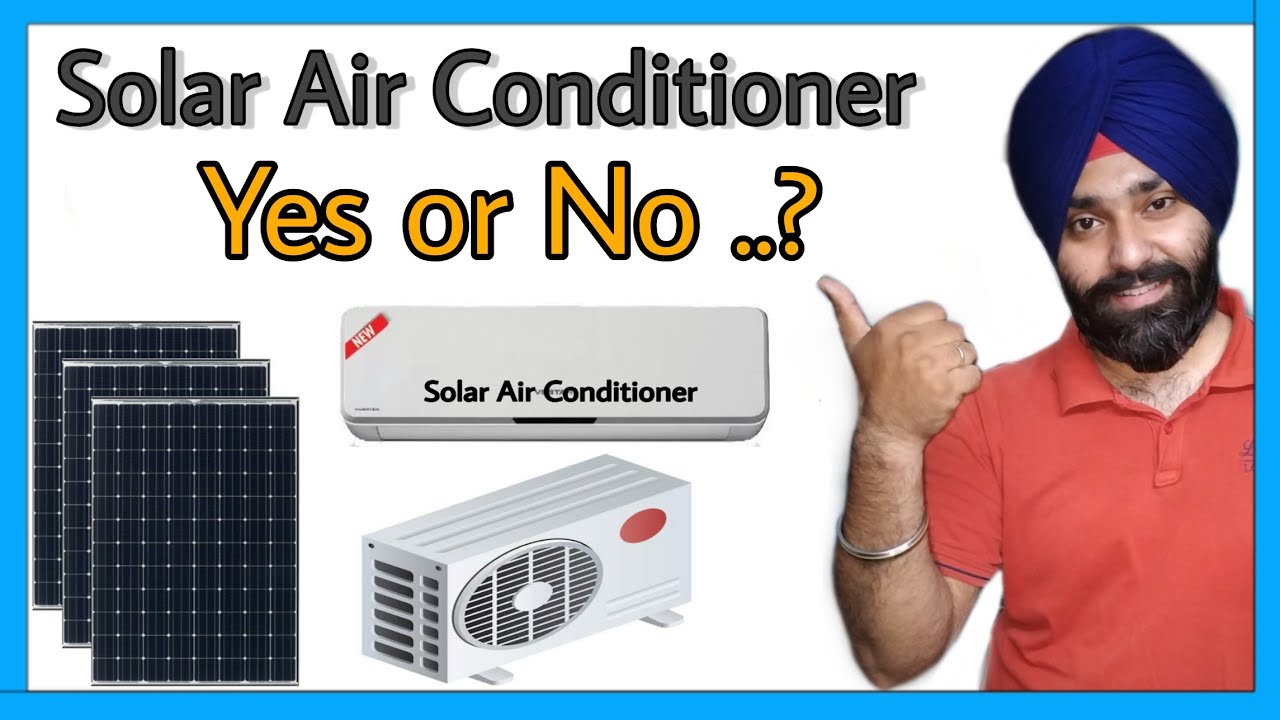 Solar Air Conditioner Review in Hindi by Emm Vlogs - YouTube
