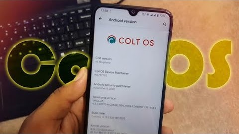 Install Colt OS v6.5 Euphoria On Redmi Note 8/8T | One of most stable Rom