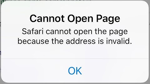 Safari Could Not Load Web Pages On iPhone Fix