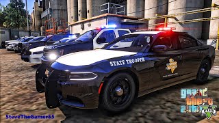 Playing GTA 5 As A POLICE OFFICER Highway Patrol| GTA 5 Lspdfr Mod| Live