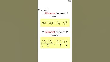 Mathematics Form 2 DLP | Chapter 7 | Coordinates | 358 #shorts