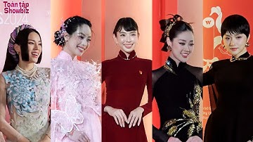 Dàn hoa hậu hot nhất showbiz đọ sắc thảm đỏ: Thùy Tiên, H