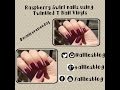 Manicure Monday #1 | Raspberry swirl nails using Twinkled t nail vinyls