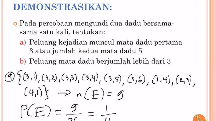 Contoh Soal Peluang Suatu Kejadian Beserta Jawabannya - Bumi Soal