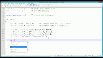 feb 16 lecture part 1: Using String::string and &
