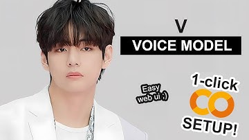 V BTS AI Voice Model - RVC 1-CLICK Google Colab Setup
