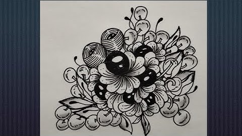 Zentagle Pattern 🌸🌿 ll Doodle For Beginnings 