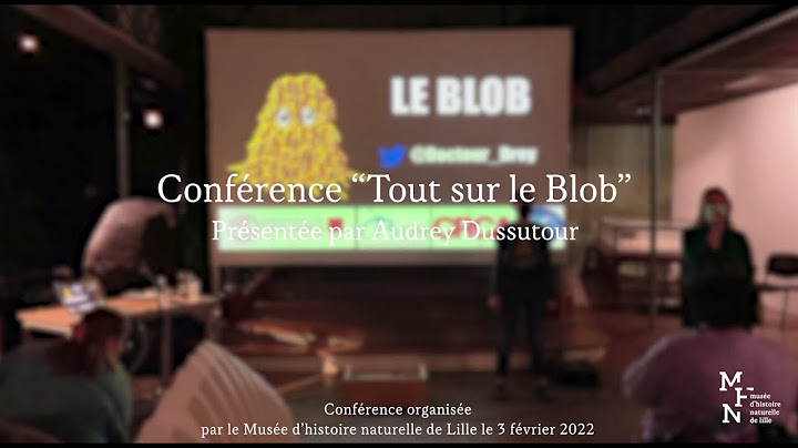 Conférence "Tout sur le Blob" par Audrey Dussutour