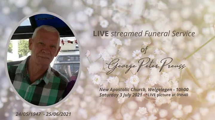 LIVE Streamed Funeral Service ofFuneral Service of...