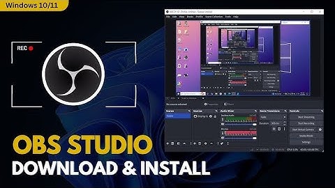 How to Download and Install OBS Studio 2025 | OBS Studio Setup Tutorial (Windows 10/11)