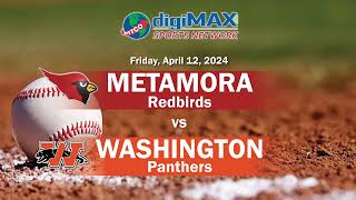 2023-2024 Redbird Replay Baseball: Metamora vs Washington - April 12, 2024