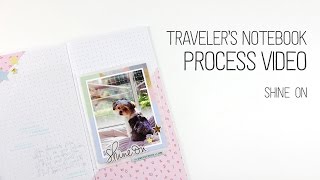 Traveler's Notebook Layout – Shine on