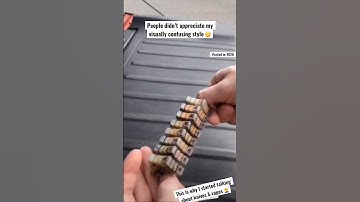 My content began with ziptie stuff 🤔 but I was an ass. #shortsfeed #ziptie #oddlysatisfying