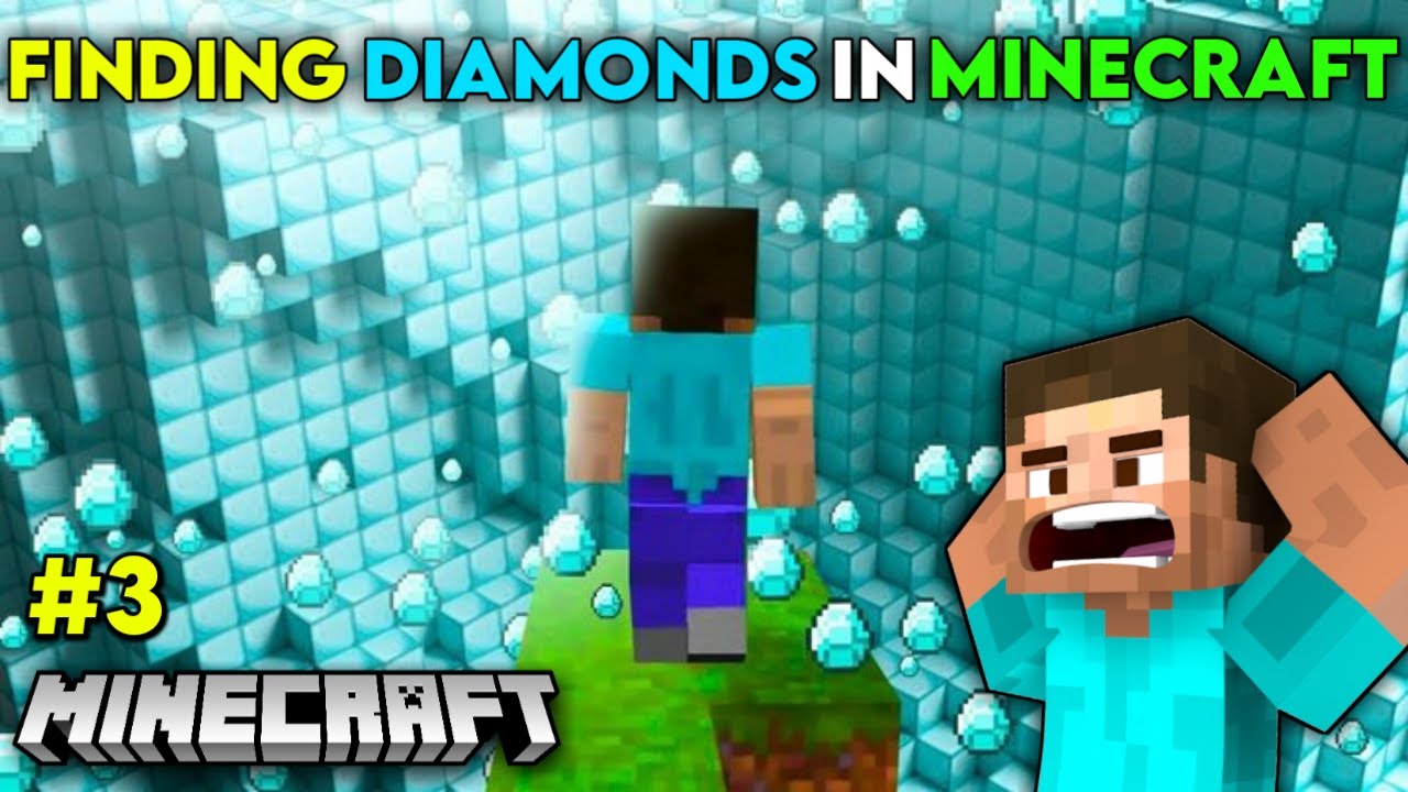 I FOUND DIAMONDS IN MINECRAFT | MINECRAFT SURVIVAL SERIES #3 - YouTube