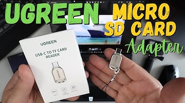 Super Tiny! UGREEN USB-C Micro SD Card Reader