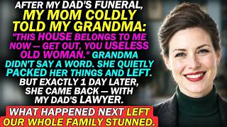 After DAD'S FUNERAL, My Mom Told My Grandma GET OUT, YOU USELESS OLD WOMAN— She Left, 1 Day Later