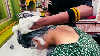 Relaxing Shampoo Hair Wash Head Mage & Moxa Mage Asmr Indian Mage