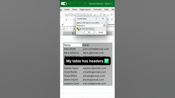 Turn Any Data Into a Table in 1 Second! ⏱️ #exceltips #excel #spreadsheetmagic