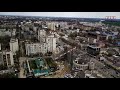 Тирасполь, центр Екатерининский парк, озеро, Днестр, центральный рынок, вид с высоты птичьего полета