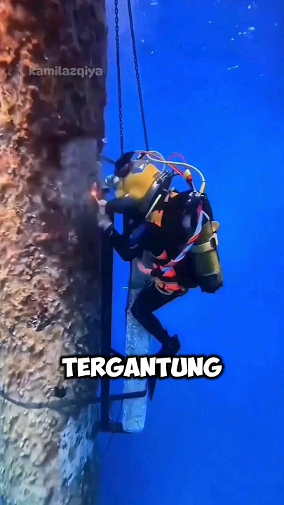 Ternyata segini gaji tukang las bawah laut #shorts