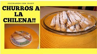 CHURROS RICOS A LA CHILENA!!!! CON AZUCAR FLOR