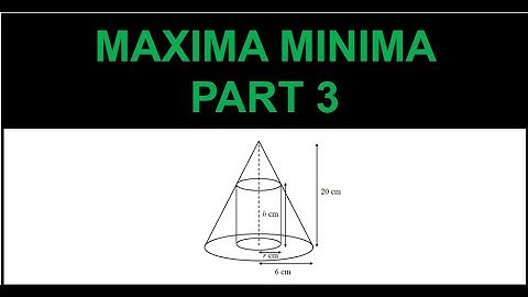 HSC Year 12 Advanced (2U) - Calculus Maxima Minima - Part 3 - Harder Past Paper Questions