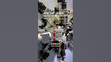 💎CNC1025B CNC Spring Forming Machine​Wire dia:0.3-2.5mm#wnj #springmachine