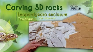DIY Terrarium Background - Carving 3D rocks  - Terrarium L (1)