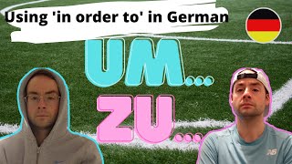 How to use 'in order to' (um ... zu ...) in German #GCSE #German #Grammar